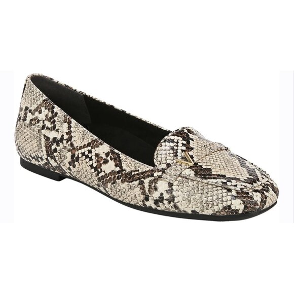 Vionic Hayes Snake Embossed Loafers Slip-On Flats Metallic V Ivory Multi Size 8 - Picture 1 of 10